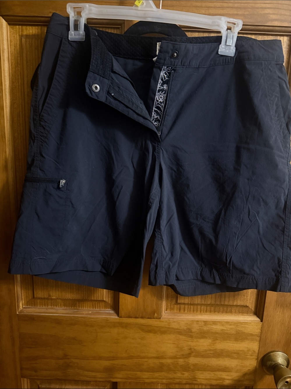 L.L. Bean Navy Outdoor Hybrid Shorts